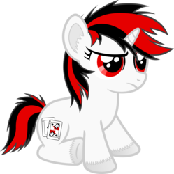 Size: 4983x5000 | Tagged: safe, artist:age3rcm, oc, oc only, oc:blackjack, pony, unicorn, fallout equestria, fallout equestria: project horizons, absurd resolution, colored, cutie mark, ear fluff, fanfic, fanfic art, female, filly, hoof fluff, hooves, horn, simple background, sitting, solo, transparent background, vector