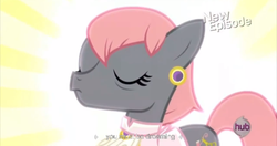 Size: 1151x607 | Tagged: safe, screencap, prim hemline, g4, rarity takes manehattan, female, hub logo, meme, solo, youtube caption