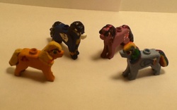 Size: 806x502 | Tagged: safe, artist:thespexguy, applejack, rainbow dash, soarin', twilight sparkle, dog, g4, customized toy, irl, lego, photo