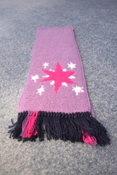 Size: 3072x4608 | Tagged: safe, artist:ghostofwar909, twilight sparkle, g4, clothes, craft, cutie mark, scarf