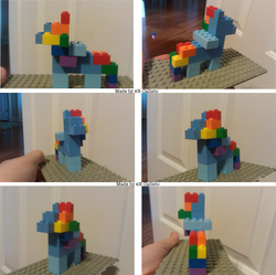 Size: 856x854 | Tagged: safe, artist:xx-callisto-xx, rainbow dash, g4, lego, photo