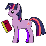 Size: 150x150 | Tagged: safe, artist:spiritreaper07, twilight sparkle, g4, animated, female, solo