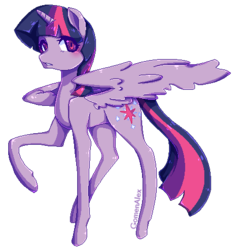 Size: 457x482 | Tagged: safe, artist:gomenalex, twilight sparkle, alicorn, pony, g4, female, mare, simple background, solo, transparent background, twilight sparkle (alicorn)