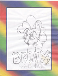 Size: 784x1020 | Tagged: safe, artist:toon-n-crossover, pinkie pie, g4, brony, date, female, scratch paper, signature, sketch, solo