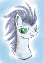 Size: 250x360 | Tagged: safe, artist:ponyofdarkness, soarin', g4, bust, male, solo