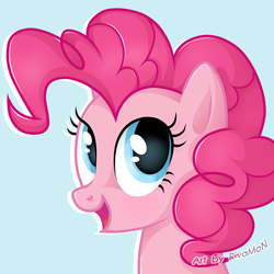 Size: 2000x2000 | Tagged: safe, artist:vird-gi, pinkie pie, g4, female, solo