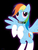 Size: 1896x2464 | Tagged: safe, artist:iflysna94, rainbow dash, g4, clothes, collar, female, socks, solo