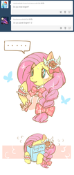 Size: 643x1502 | Tagged: safe, fluttershy, g4, ask, asklolitashy, cute, female, japanese, lolitashy, shyabetes, solo