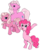 Size: 800x1000 | Tagged: safe, artist:fangasmic, pinkie pie, pinkie pie (g3), earth pony, pony, g3, g3.5, g4, female, generation leap, mare, simple background, solo, transparent background
