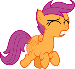 Size: 924x846 | Tagged: safe, artist:jeatz-axl, scootaloo, pegasus, pony, flight to the finish, g4, buzzing wings, female, filly, fluttering, foal, frown, gritted teeth, magenta hair, magenta mane, magenta tail, orange body, orange coat, orange fur, orange pony, orange wings, scootaloo can fly, simple background, solo, svg, teeth, transparent background, vector, wings