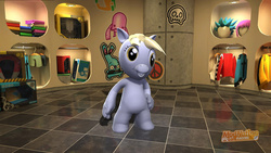 Size: 1024x576 | Tagged: safe, derpy hooves, pegasus, pony, g4, 3d, female, mare, modnation racers, solo