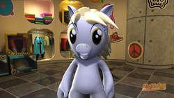 Size: 1024x576 | Tagged: safe, derpy hooves, pegasus, pony, g4, 3d, female, mare, modnation racers, solo, underp