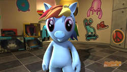 Size: 1024x576 | Tagged: safe, rainbow dash, g4, 3d, female, modnation racers, solo