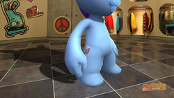 Size: 1024x576 | Tagged: safe, rainbow dash, g4, 3d, female, modnation racers, solo