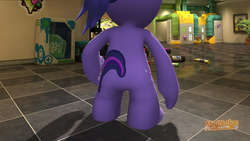 Size: 1024x576 | Tagged: safe, twilight sparkle, g4, 3d, butt, female, modnation racers, plot, solo