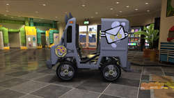 Size: 1024x576 | Tagged: safe, derpy hooves, pegasus, pony, g4, 3d, derpy's postal wagon, female, kart, mare, modnation racers, solo