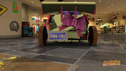 Size: 1024x576 | Tagged: safe, apple bloom, g4, 3d, crusader's cruiser, kart, modnation racers, no pony