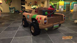 Size: 1024x576 | Tagged: safe, applejack, g4, 3d, honest buck, kart, modnation racers, no pony