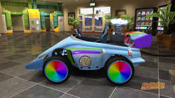 Size: 1024x576 | Tagged: safe, rainbow dash, g4, 3d, kart, modnation racers, no pony, spectrum of loyalty