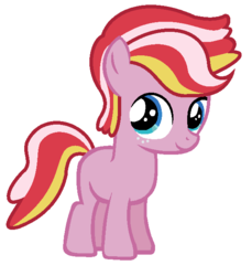 Size: 580x632 | Tagged: safe, artist:unoriginai, oc, oc only, oc:autumn harvest, earth pony, pony, colt, cute, freckles, male, offspring, offspring shipping, offspring's offspring, parent:oc:red june, parent:oc:valiant heart, parents:oc x oc, simple background, solo, transparent background