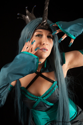 Size: 1365x2048 | Tagged: safe, artist:10thmuse, queen chrysalis, human, g4, cosplay, irl, irl human, photo