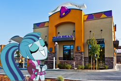 Size: 4347x2898 | Tagged: safe, artist:xxxsketchbookxxx, sonata dusk, equestria girls, g4, my little pony equestria girls: rainbow rocks, sonataco, taco, taco bell, that girl sure loves tacos, that siren sure does love tacos, the promised land