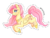 Size: 1024x775 | Tagged: safe, artist:naminzo, fluttershy, g4, element of kindness, female, simple background, solo, transparent background