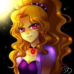 Size: 2222x2222 | Tagged: safe, artist:jacky-bunny, adagio dazzle, equestria girls, g4, my little pony equestria girls: rainbow rocks, clothes, female, high res, jewelry, looking at you, necklace, pendant, smiling, solo