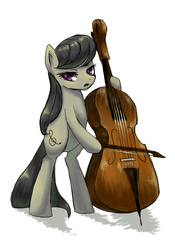 Size: 700x1000 | Tagged: safe, artist:coma392, octavia melody, earth pony, pony, g4, cello, female, musical instrument, pixiv, solo