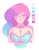 Size: 563x731 | Tagged: safe, artist:pegsie, princess celestia, human, g4, blushing, cleavage, female, humanized, looking away, necklace, sketch, solo