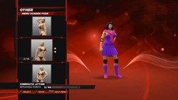 Size: 1280x720 | Tagged: safe, twilight sparkle, alicorn, pony, g4, bikini, clothes, create-a-wrestler, female, knee pads, mare, scarf, skirt, swimsuit, twilight sparkle (alicorn), video game, wwe, wwe 2k14