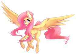 Size: 1933x1381 | Tagged: safe, artist:raponee, fluttershy, g4, ear fluff, female, simple background, solo, transparent background