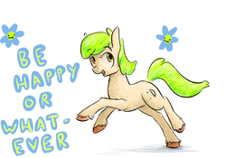 Size: 1005x703 | Tagged: safe, artist:paper-pony, earth pony, pony, happy, solo