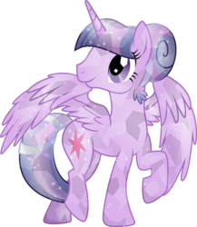 Size: 5650x6500 | Tagged: safe, artist:theshadowstone, twilight sparkle, alicorn, crystal pony, pony, g4, absurd resolution, alternate hairstyle, female, mare, older, simple background, solo, transparent background, twilight sparkle (alicorn), vector