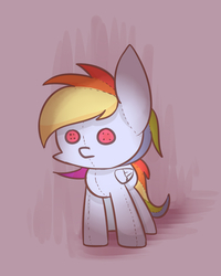 Size: 800x1000 | Tagged: safe, artist:joycall6, rainbow dash, g4, female, plushie, solo