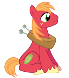 Size: 2884x3244 | Tagged: safe, artist:nabbiekitty, big macintosh, earth pony, pony, g4, hearts and hooves day (episode), cute, high res, macabetes, male, simple background, solo, stallion, transparent background, vector