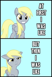 Size: 600x892 | Tagged: safe, derpy hooves, pegasus, pony, g4, disappointed derpy meme, exploitable meme, female, mare, meme