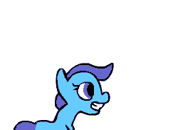 Size: 550x400 | Tagged: artist needed, safe, oc, oc only, unnamed oc, earth pony, pony, animated, blue, frame by frame, solo, talking