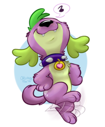 Size: 627x761 | Tagged: safe, artist:thedoggygal, spike, spike the regular dog, dog, pony, equestria girls, g4, bipedal, collar, crossover, cute, dancing, looking up, male, music notes, parody, paws, paws on hips, peanuts, simple background, smiling, snoopy, snoopy dance, solo, spikabetes, spike the dog, transparent background