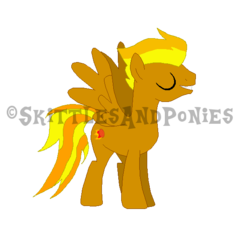 Size: 596x572 | Tagged: safe, artist:skittlesandponies, oc, oc only, oc:hot shot, solo