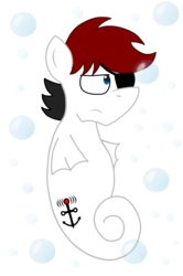 Size: 1510x2278 | Tagged: safe, artist:sketchymouse, oc, oc only, sea pony, bubble, sealand