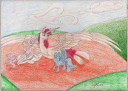 Size: 2270x1624 | Tagged: safe, artist:rmcas125, princess celestia, princess luna, oc, g4