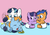 Size: 1248x883 | Tagged: safe, artist:artiecanvas, flash sentry, shining armor, twilight sparkle, oc, oc:harmony star, alicorn, pony, unicorn, g4, abuse, adorable distress, alicorn oc, angry, baby, crying, cute, diaper, diapered foals, female, foal, foal abuse, hitting, male, over the knee, pacifier, scared, ship:flashlight, shipping, spanking, straight, this ended in tears, twimony, unicorn twilight