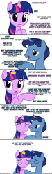 Size: 1050x3500 | Tagged: safe, artist:navitaserussirus, night light, trixie, twilight sparkle, genie, pony, unicorn, asktwixiegenies, g4, comic, coming out, father and daughter, female, lesbian, male, mare, ship:twixie, shipping
