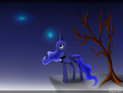 Size: 1024x768 | Tagged: safe, artist:pxoenix2014, princess luna, g4, female, solo