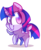 Size: 1800x2200 | Tagged: safe, artist:dippershat, twilight sparkle, alicorn, pony, g4, chibi, female, looking back, mare, shadow, simple background, solo, transparent background, twilight sparkle (alicorn)