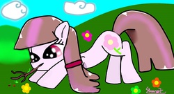 Size: 1416x768 | Tagged: safe, artist:sdwing7, oc, oc only, pony, adorable face, bonnie happier, child, cute, small dreams