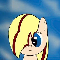 Size: 800x800 | Tagged: safe, artist:phenoix12, oc, oc only, oc:portia, female, filly, portrait, solo