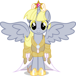 Size: 896x892 | Tagged: safe, artist:blah23z, derpy hooves, twilight sparkle, alicorn, pony, g4, alicornified, derpicorn, female, horseshoes, race swap, recolor, simple background, solo, transparent background, twilight sparkle (alicorn), underp, xk-class end-of-the-world scenario