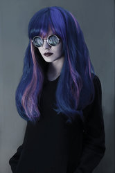 Size: 728x1096 | Tagged: safe, artist:kamiyamayummy, twilight sparkle, human, g4, cosplay, irl, irl human, photo, sunglasses